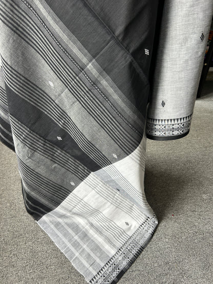 BLACK DHANIAKHALI SAREE
