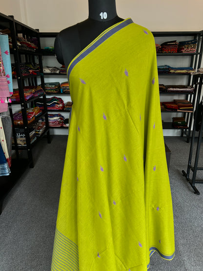 GREEN JAMDANI SAREE