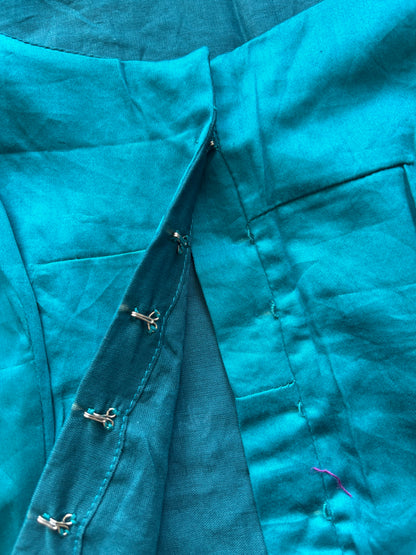 Blue Embroidered blouse