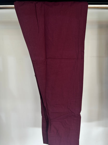 WINE COTTON SUIT