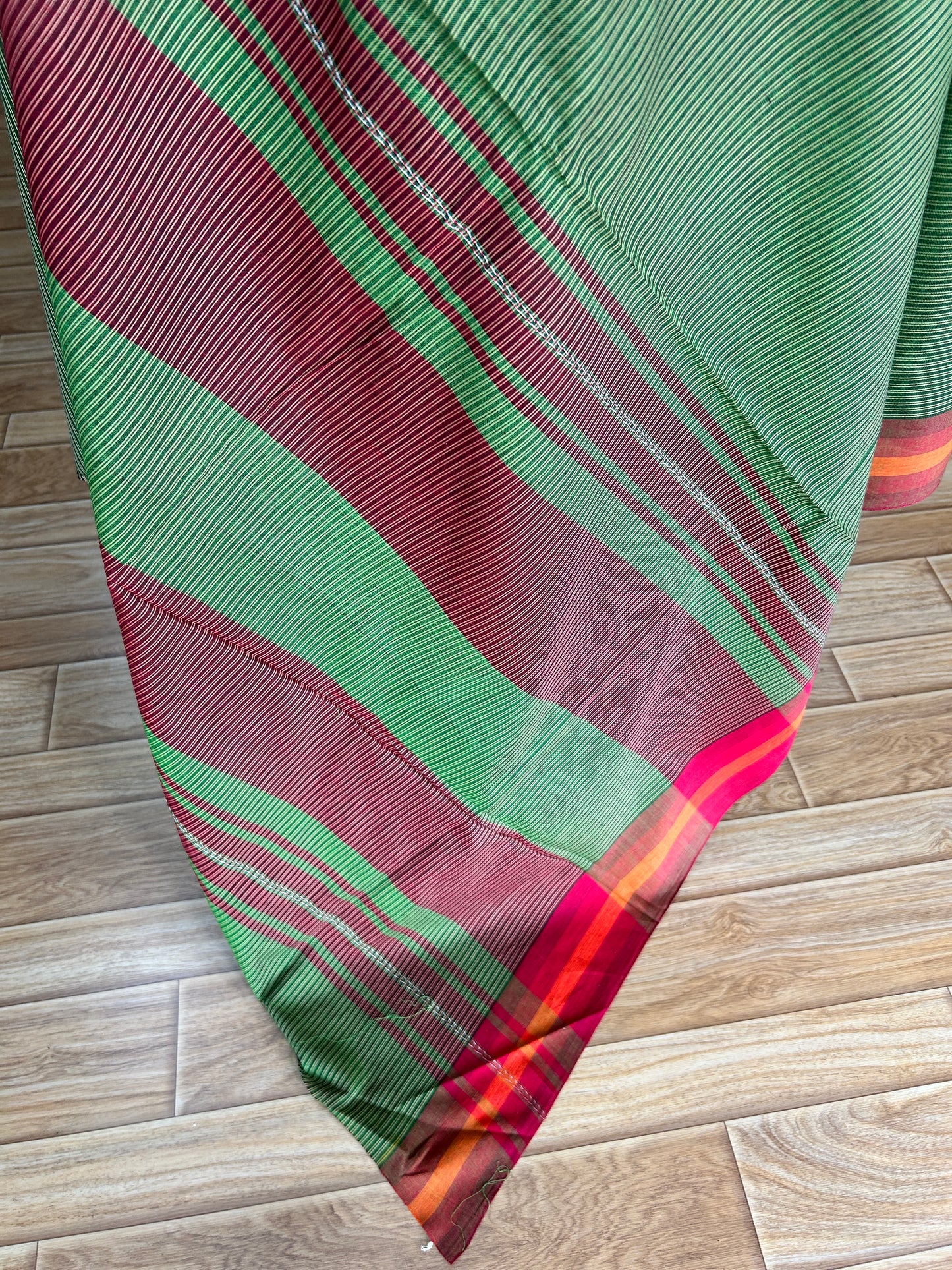 GREEN DHANIAKHALI SAREE