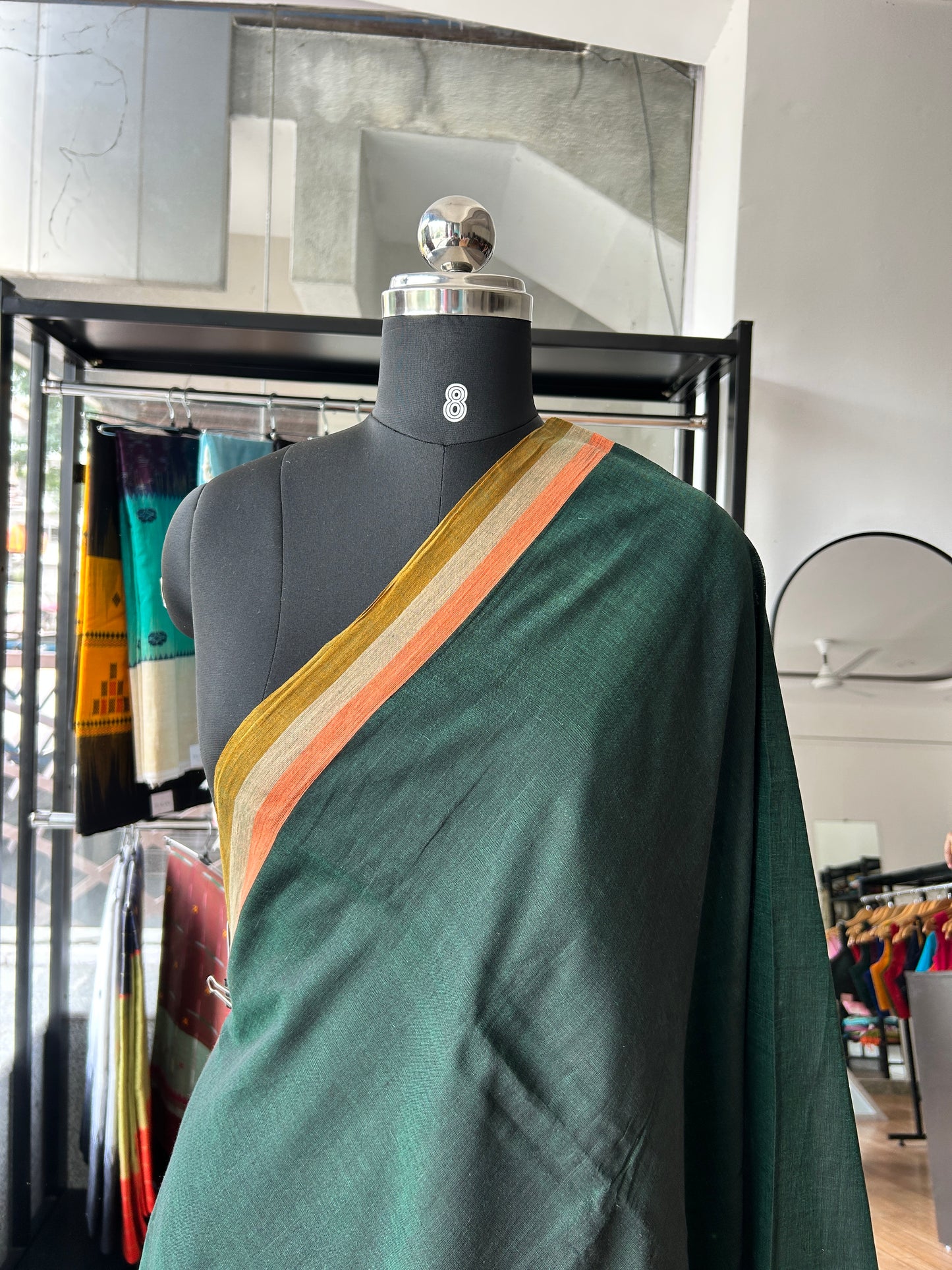 GREEN DHANIAKHALI SAREE