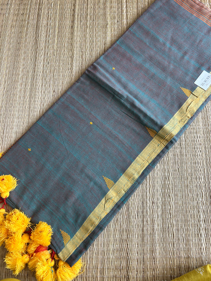 GREEN JAMDANI SAREE