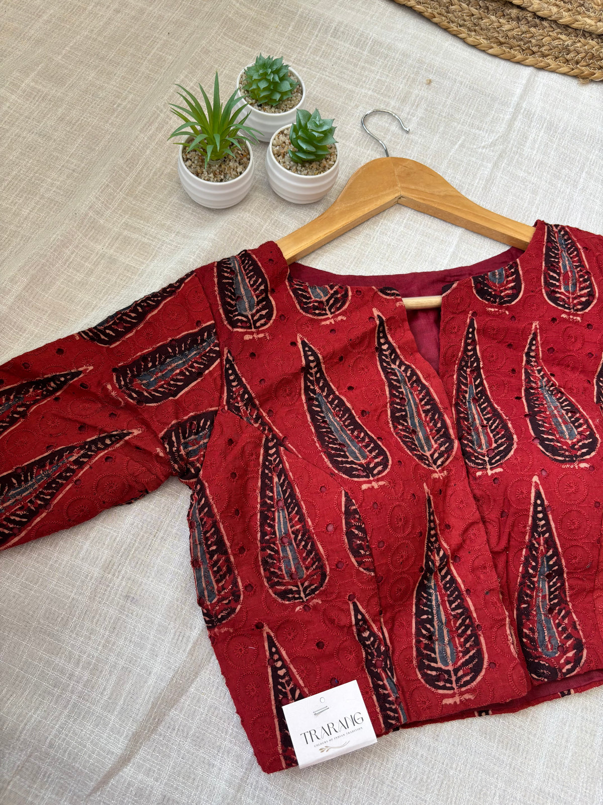 MARRON HAKOBA BLOUSE