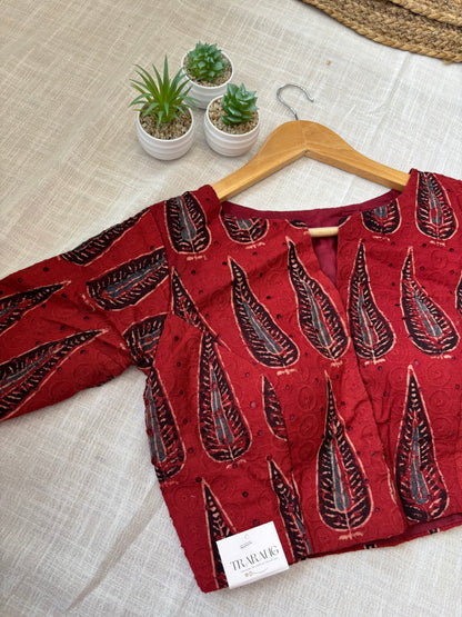 MARRON HAKOBA BLOUSE