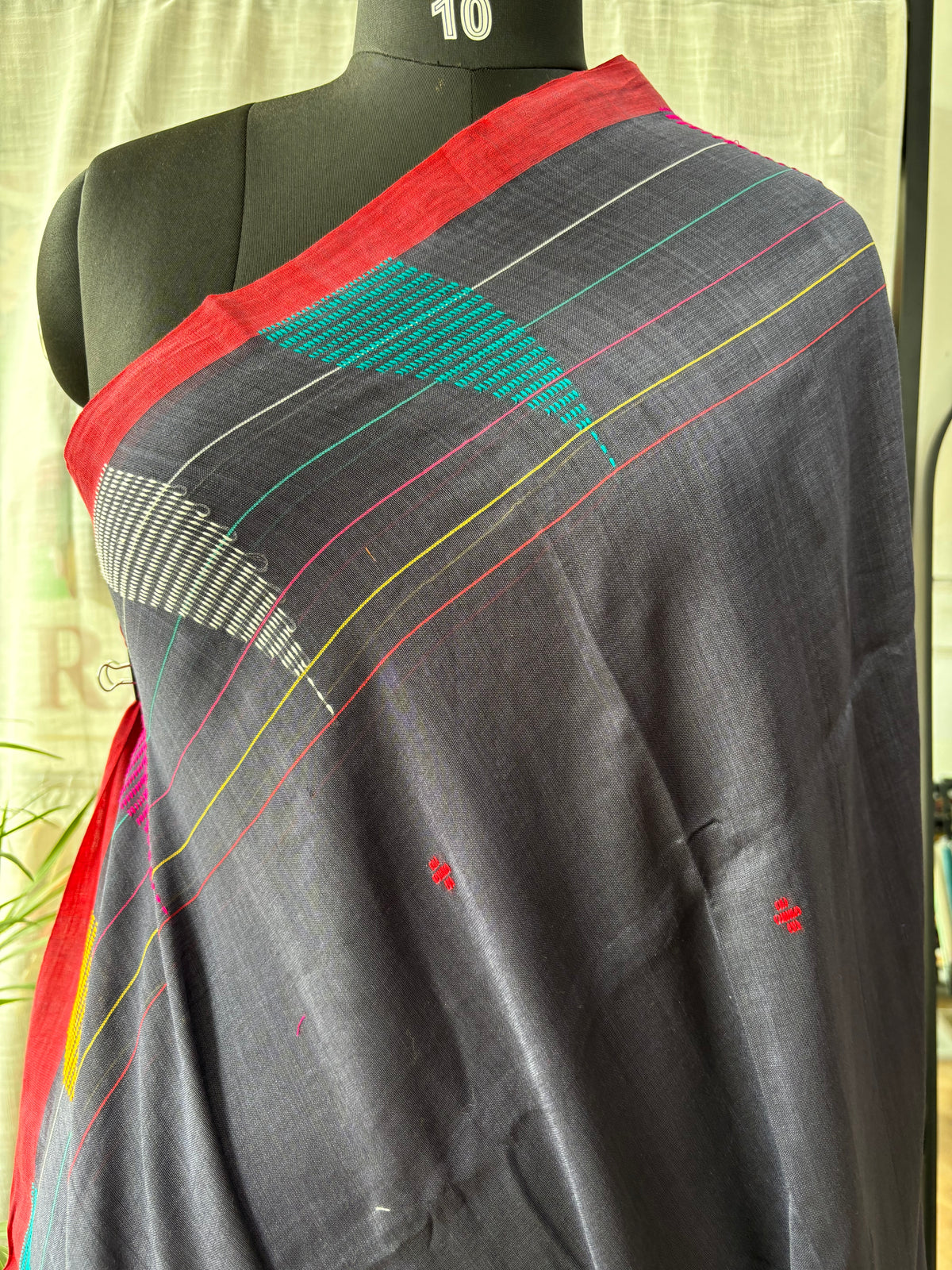 DARK BLUE JAMDANI SAREE