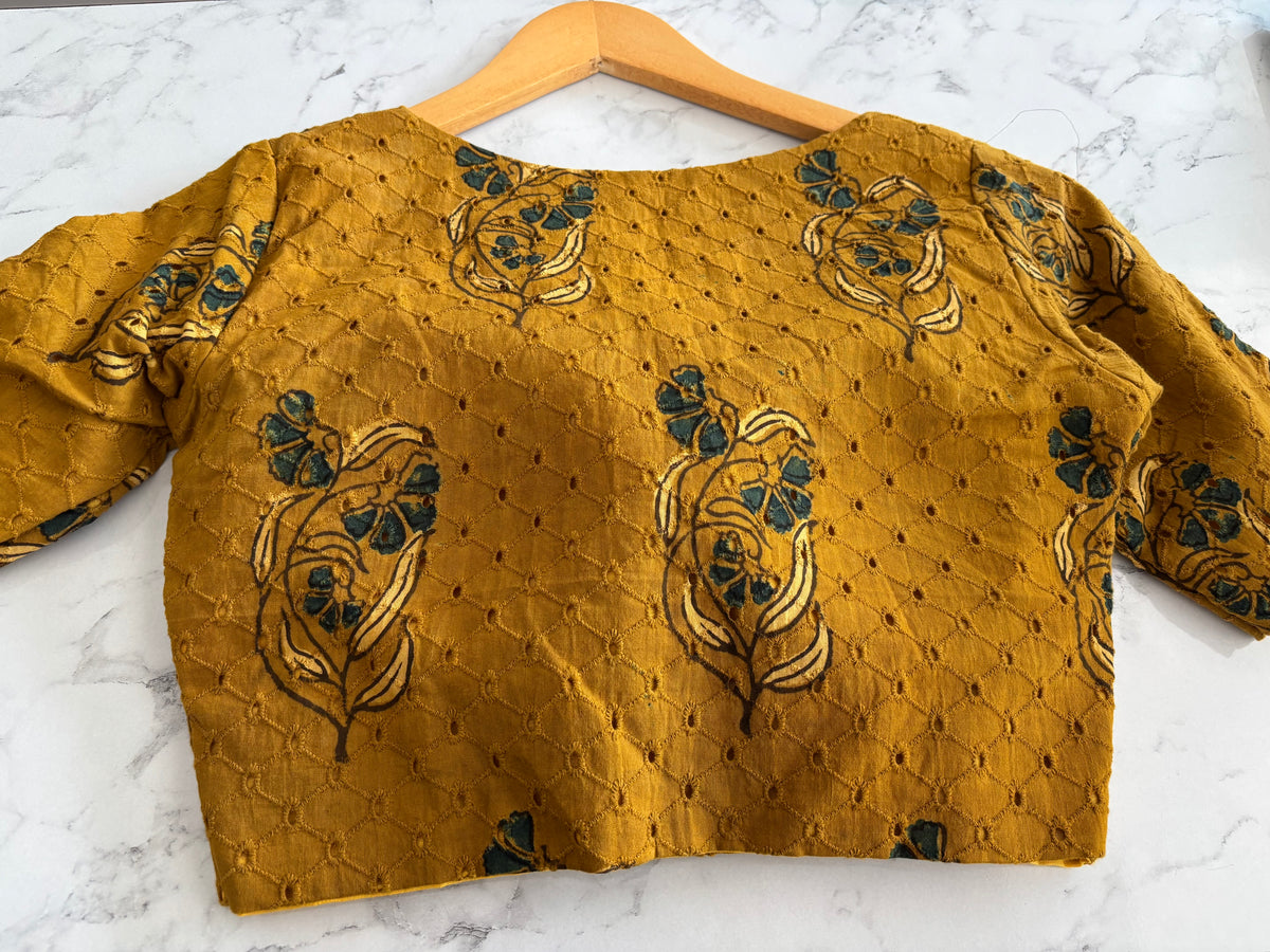 YELLOW HAKOBA BLOUSE