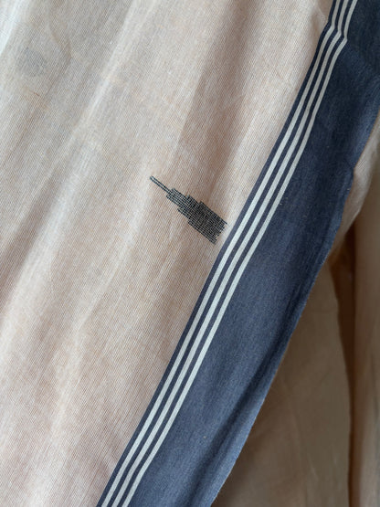 OFF WHITE JAMDANI SAREE