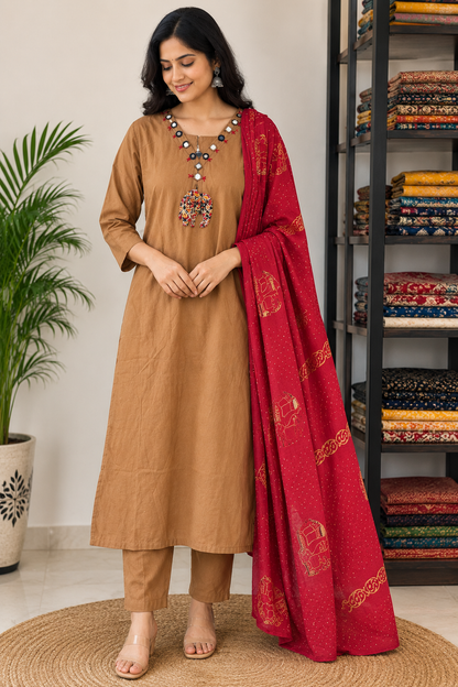 BIEGE GAMTHI DRESS