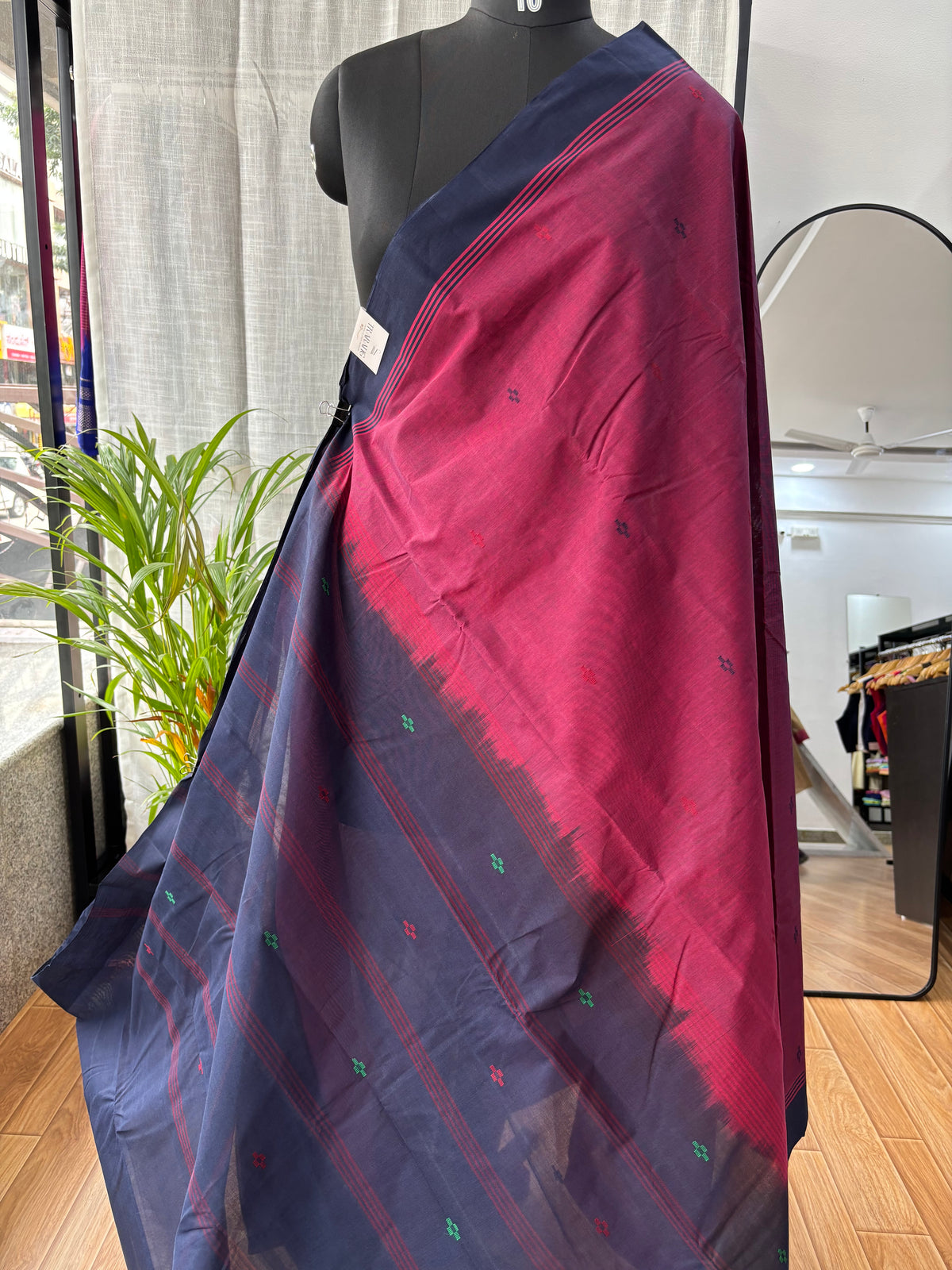 MAROON NEGAMAM COTTON