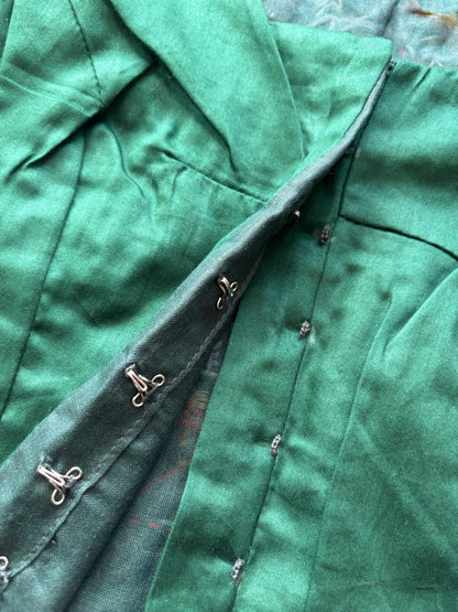 Green Embroidered blouse