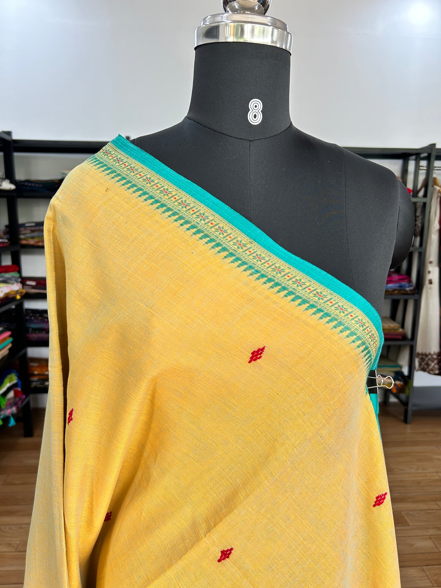 YELLOW DHANIAKHALI SAREE