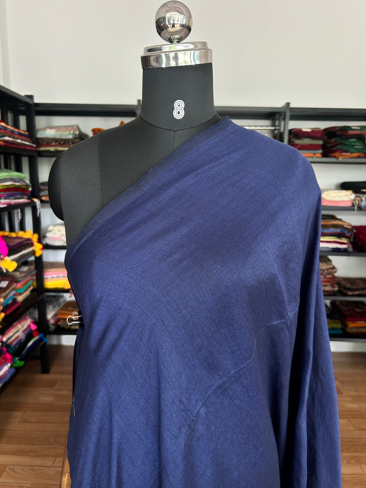 NAVY BLUE ACRYLIC SAREE