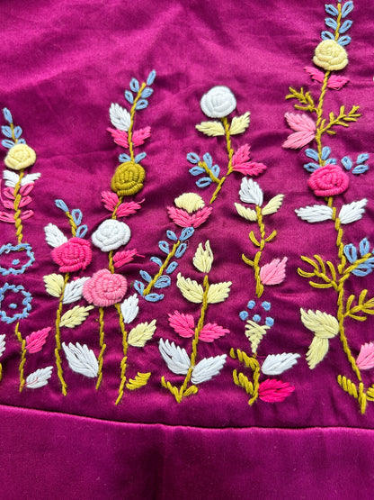 PINK EMBROIDERED BLOUSE