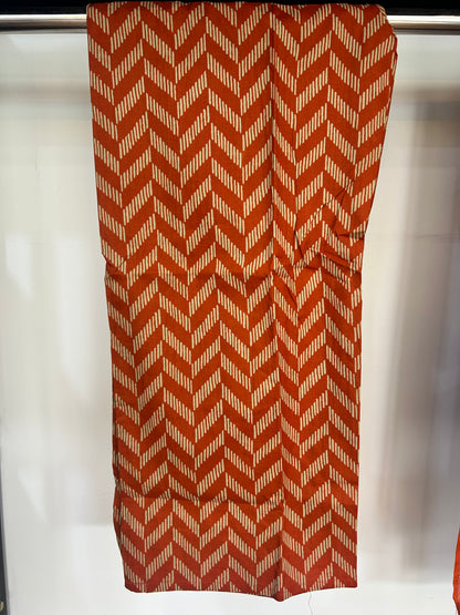 ORANGE COTTON SUIT