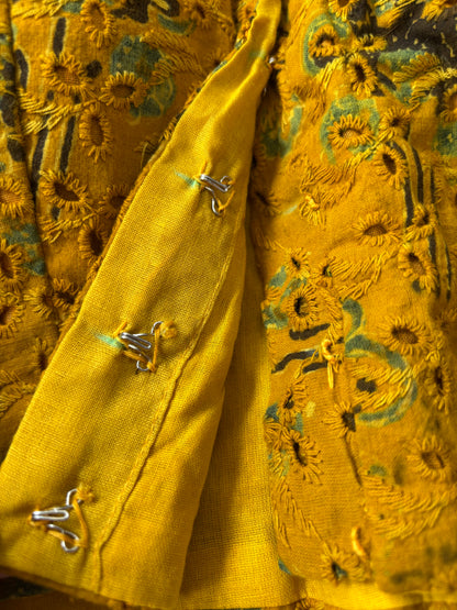 YELLOW HAKOBA BLOUSE