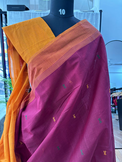 MAROON NEGAMAM COTTON