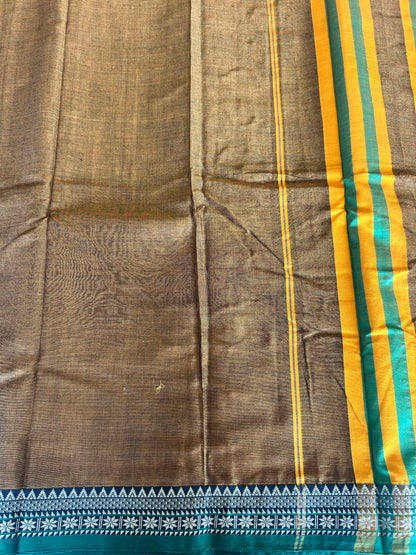 Yellow Narayanpet saree