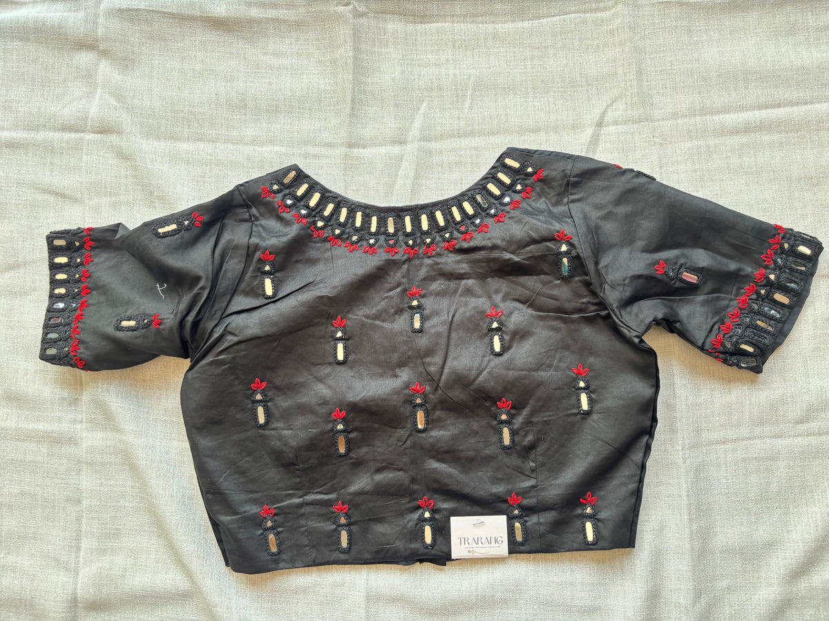 Black Embroidered blouse