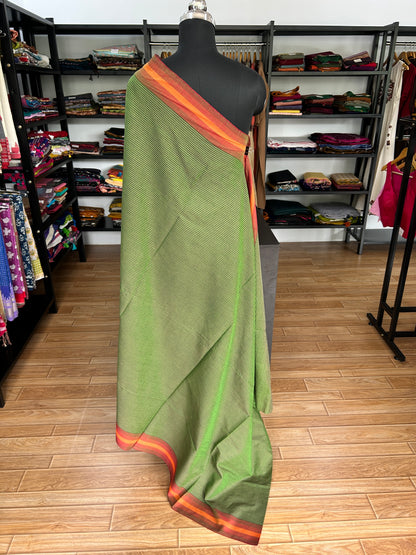 GREEN DHANIAKHALI SAREE