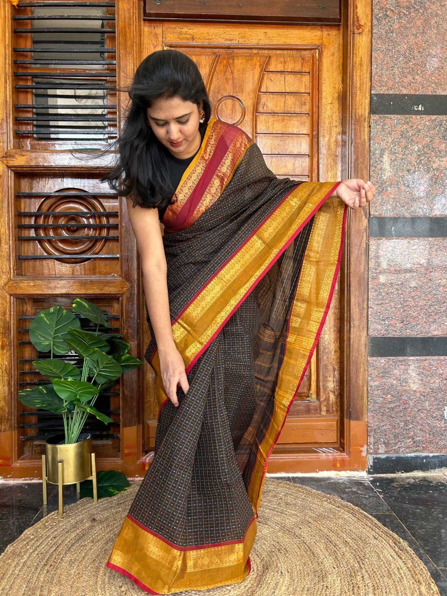 BLACK KANCHI COTTON