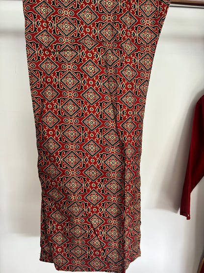 BLACK GAMTHI COTTON SUIT