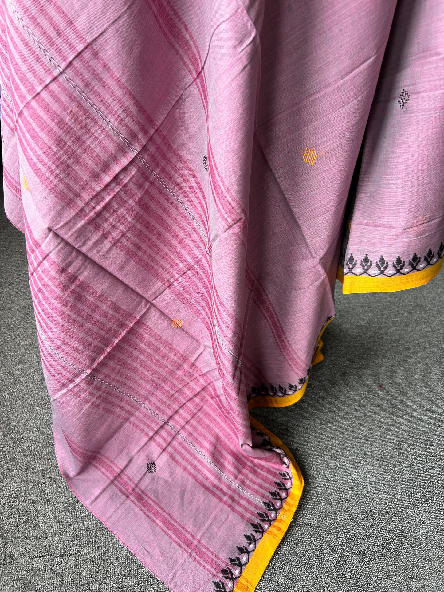 PINK DHANIAKHALI SAREE