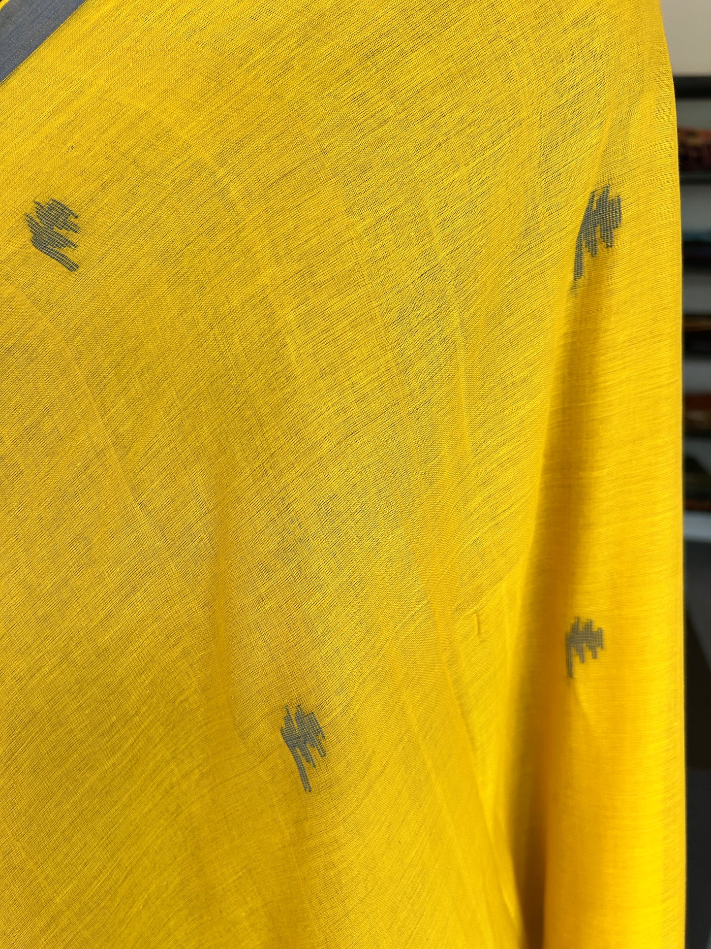 YELLOW JAMDANI SAREE