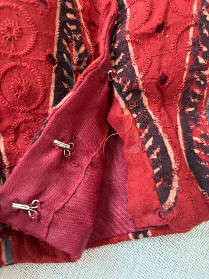 MARRON HAKOBA BLOUSE