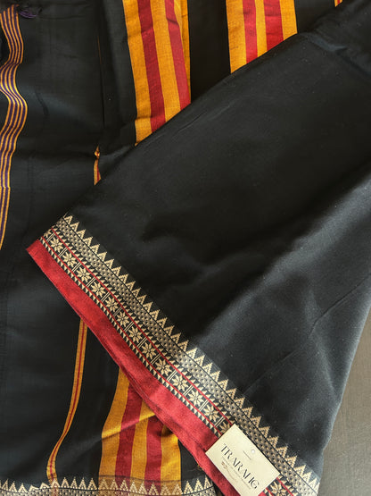 BLACK NARAYANPET SAREE