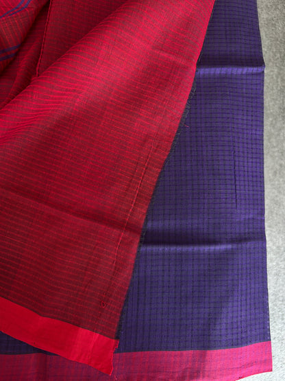 PURPLE MANGALAGIRI SAREE