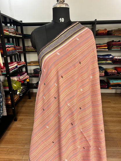 ORANGE DHANIAKHALI SAREE
