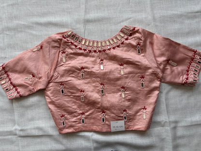 Light Pink Embroidered blouse