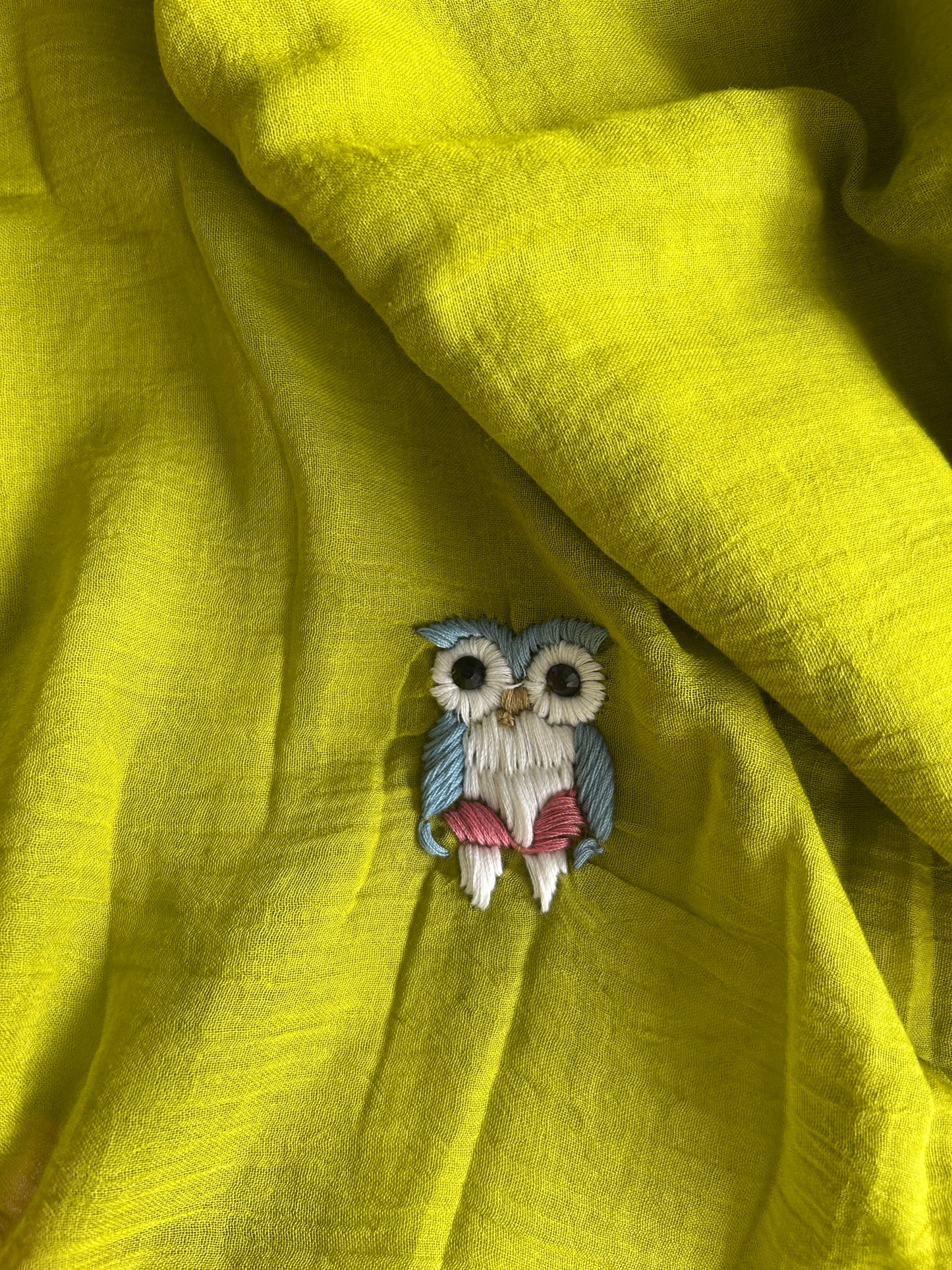 GREEN OWL MUL SAREE