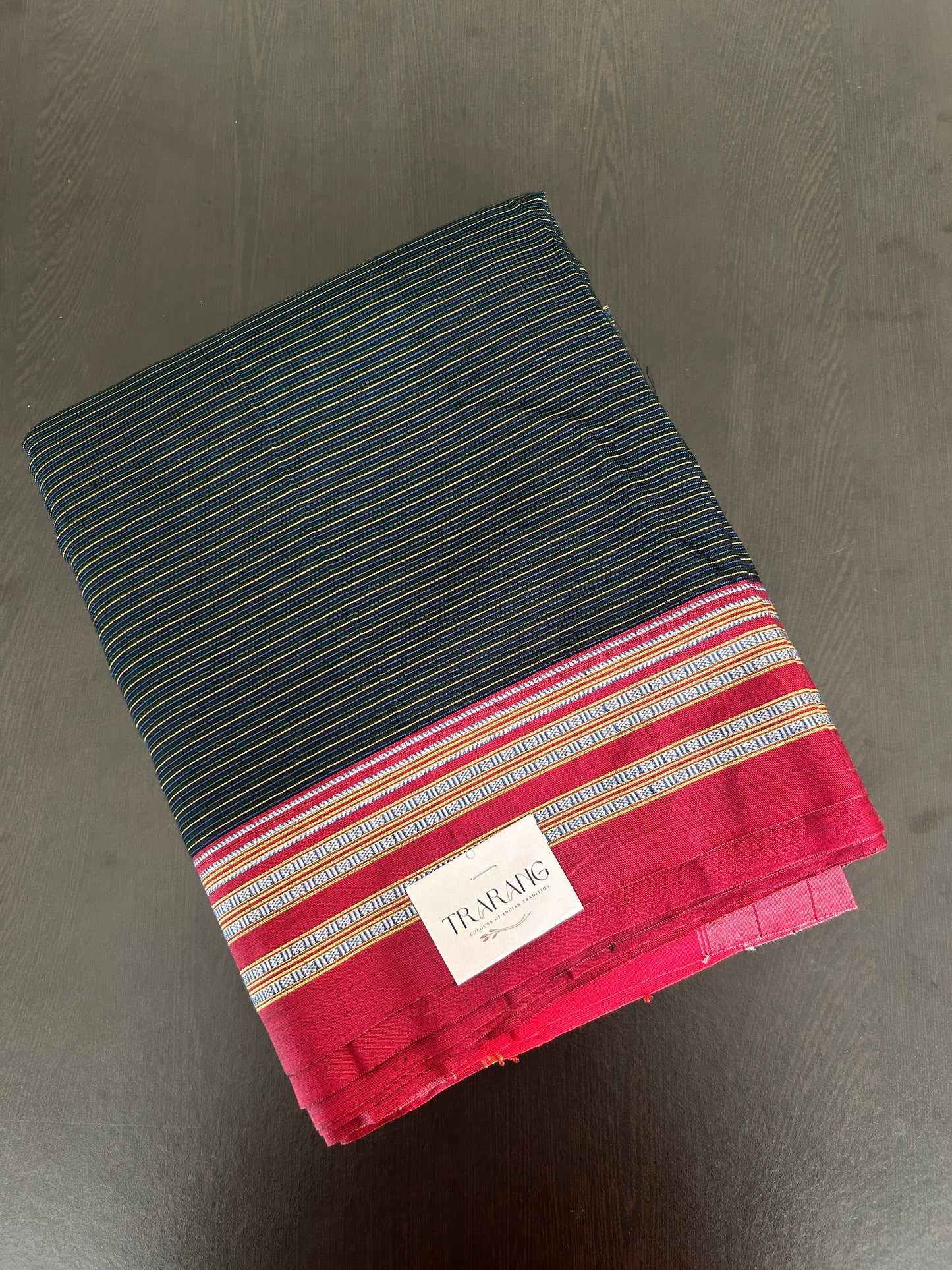 GREEN HANDLOOM ILKAL SAREE