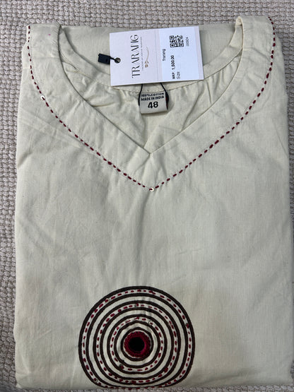 WHITE COTTON SUIT