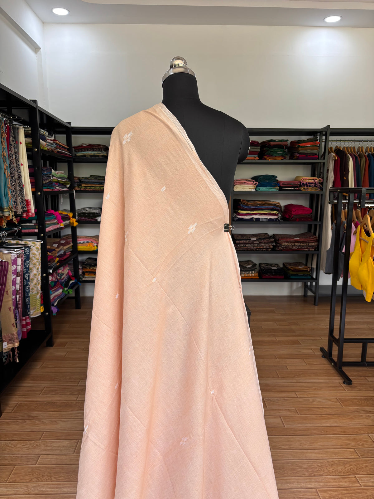 BIEGE JAMDANI SAREE