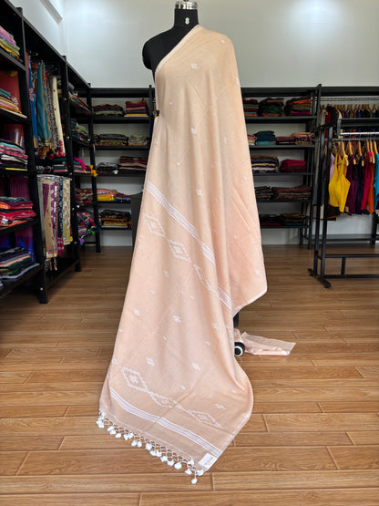 BIEGE JAMDANI SAREE