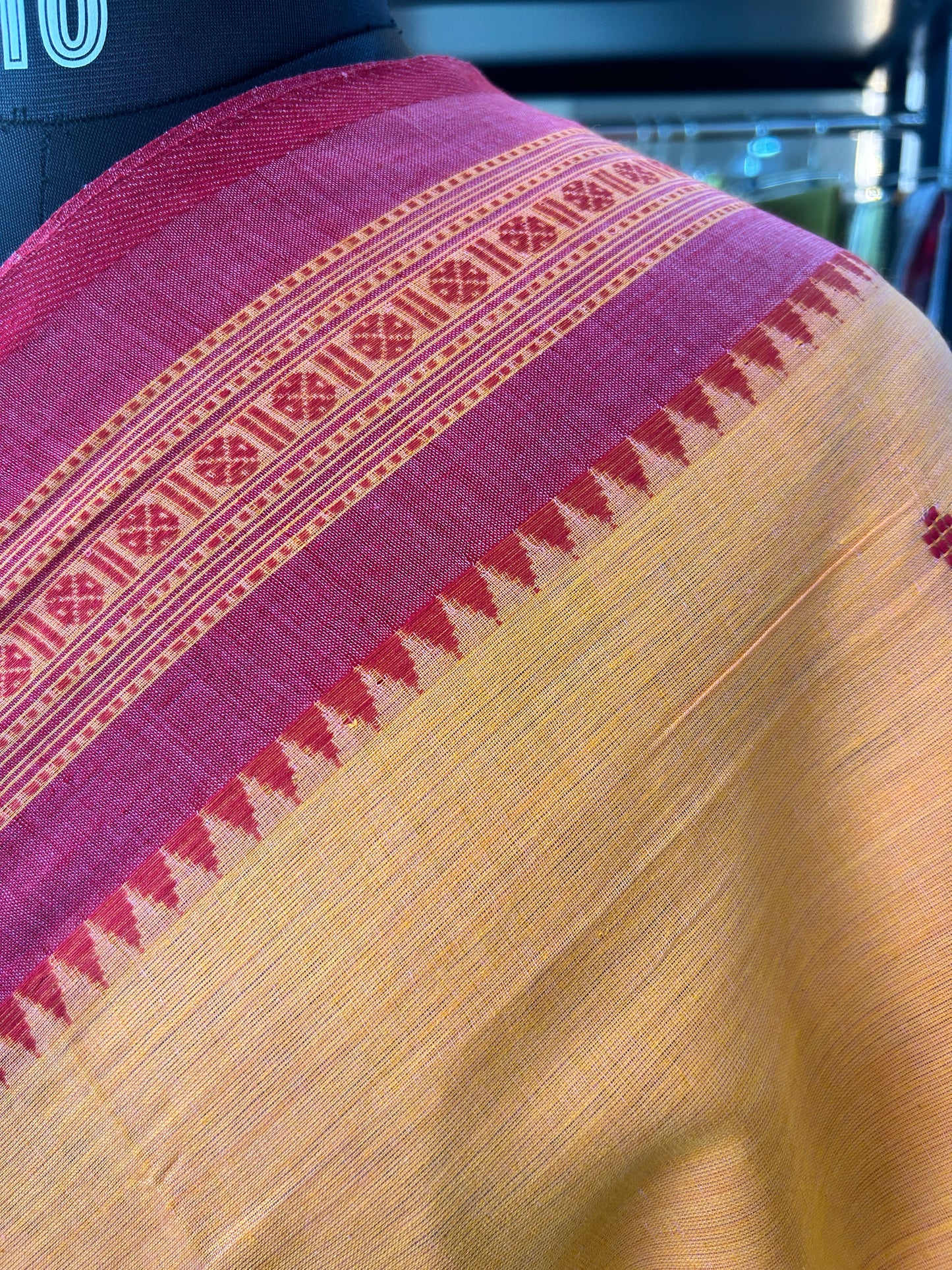 ORANGE DHANIAKHALI SAREE