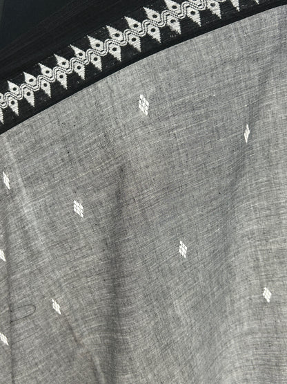 GREY DHANIAKHALI SAREE