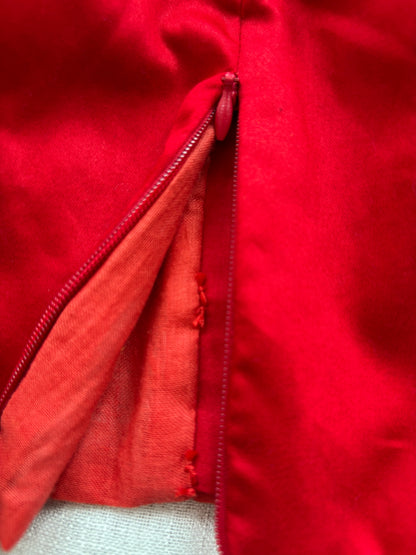 RED COTTON BLOUSE