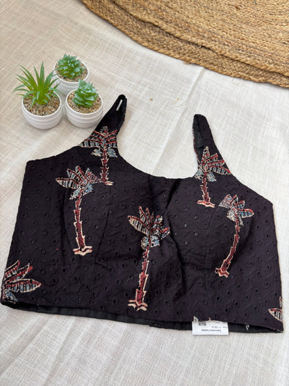 BLACK HAKOBA BLOUSE