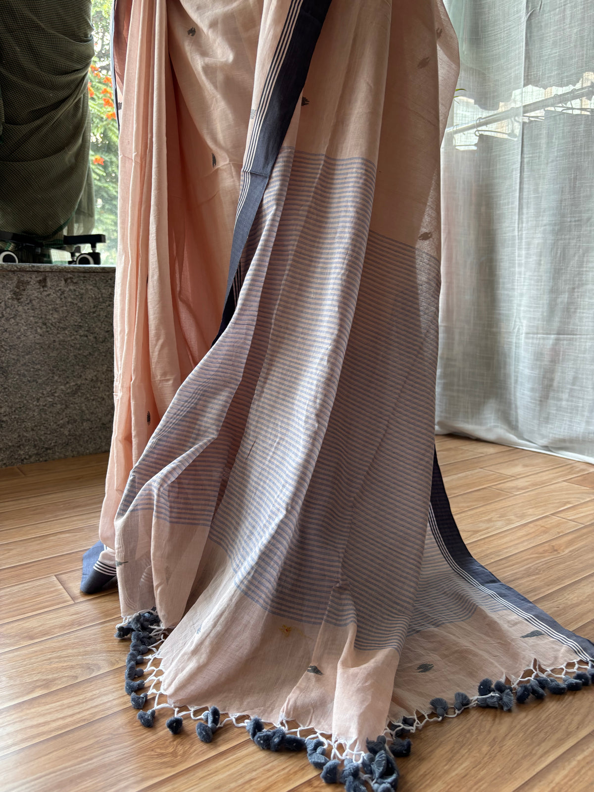 OFF WHITE JAMDANI SAREE