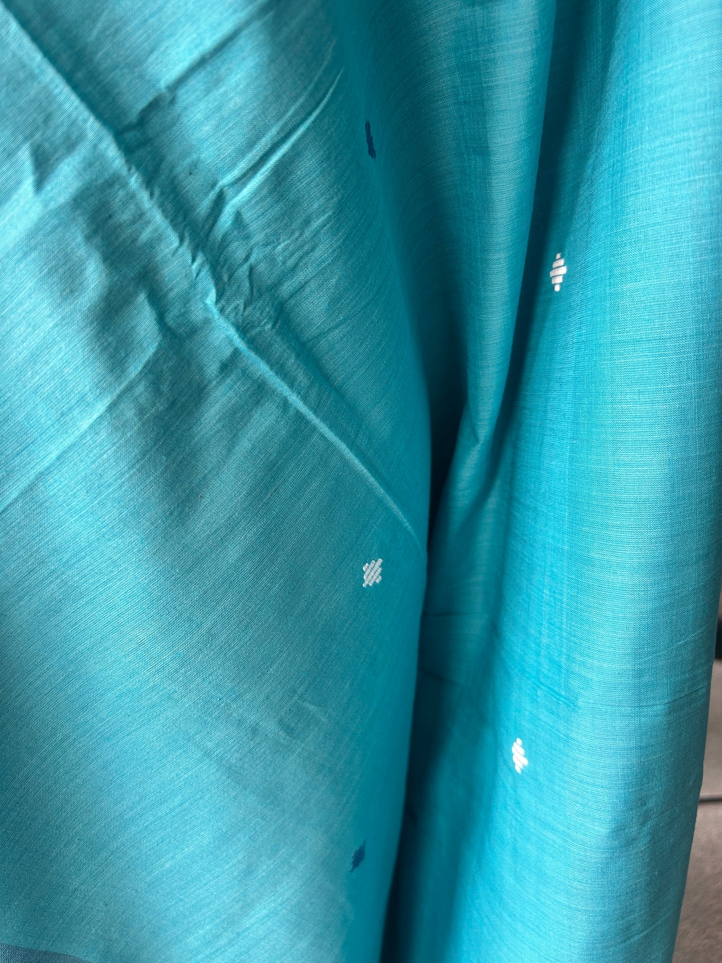 BLUE DHANIAKHALI SAREE
