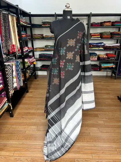 BLACK DHANIAKHALI SAREE