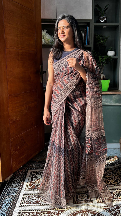 Black kota saree