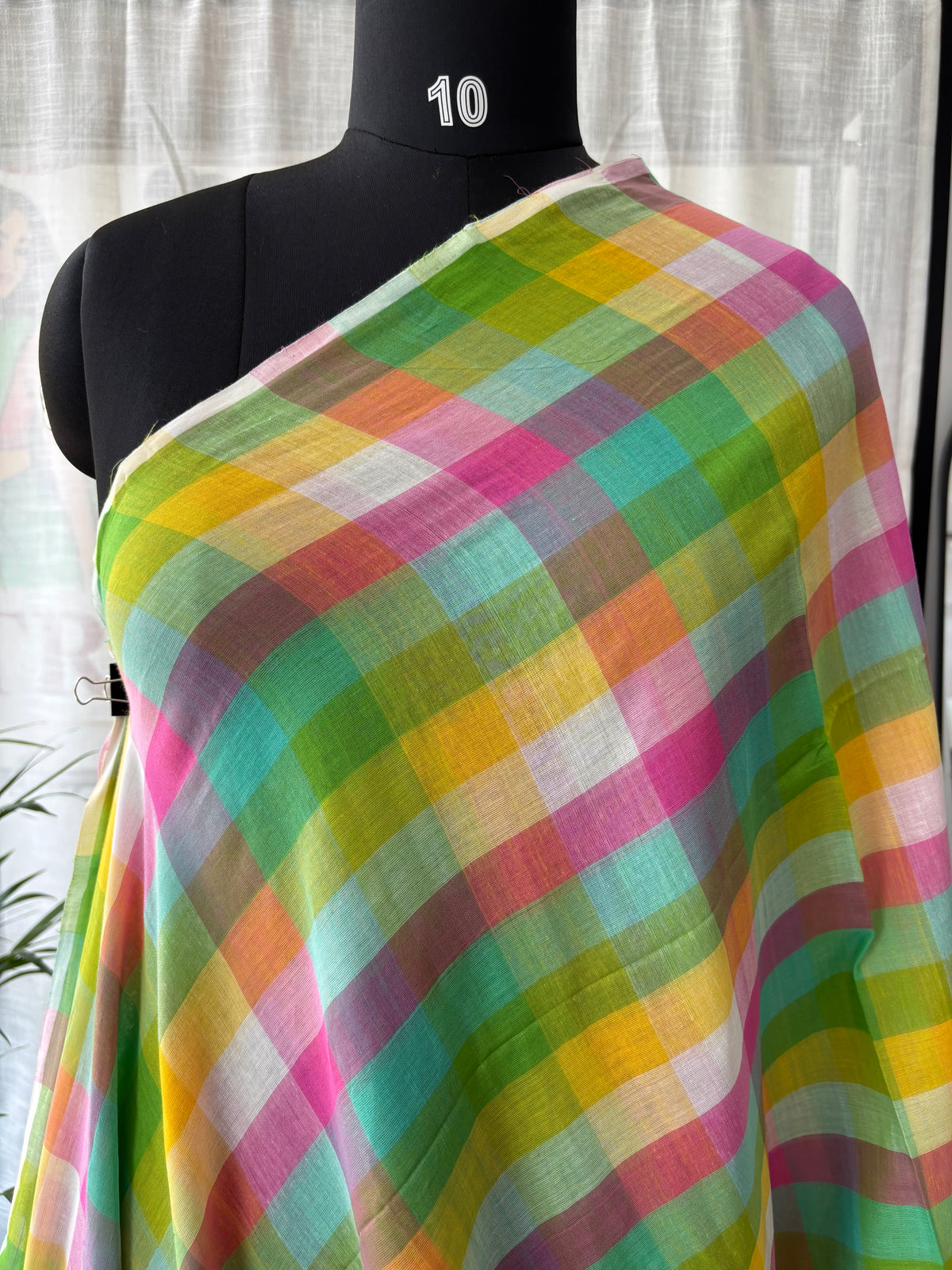 LIGHT GREEN INSPIRED BHUJODI SAREE