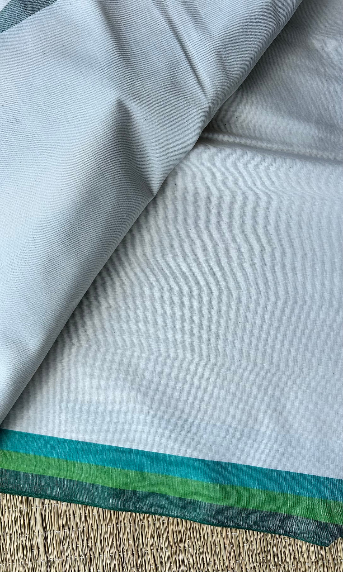 WHITE DHANIAKHALI SAREE