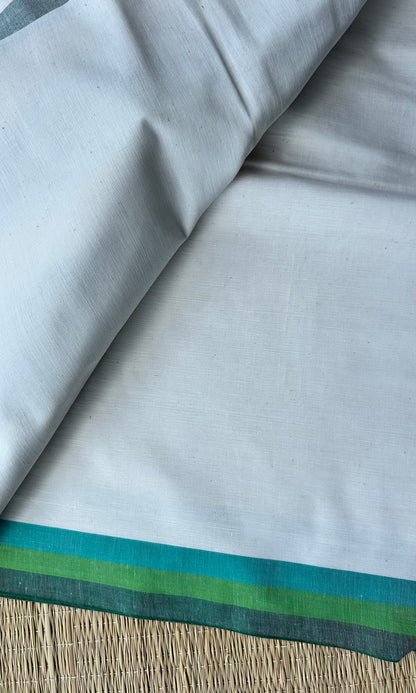 WHITE DHANIAKHALI SAREE