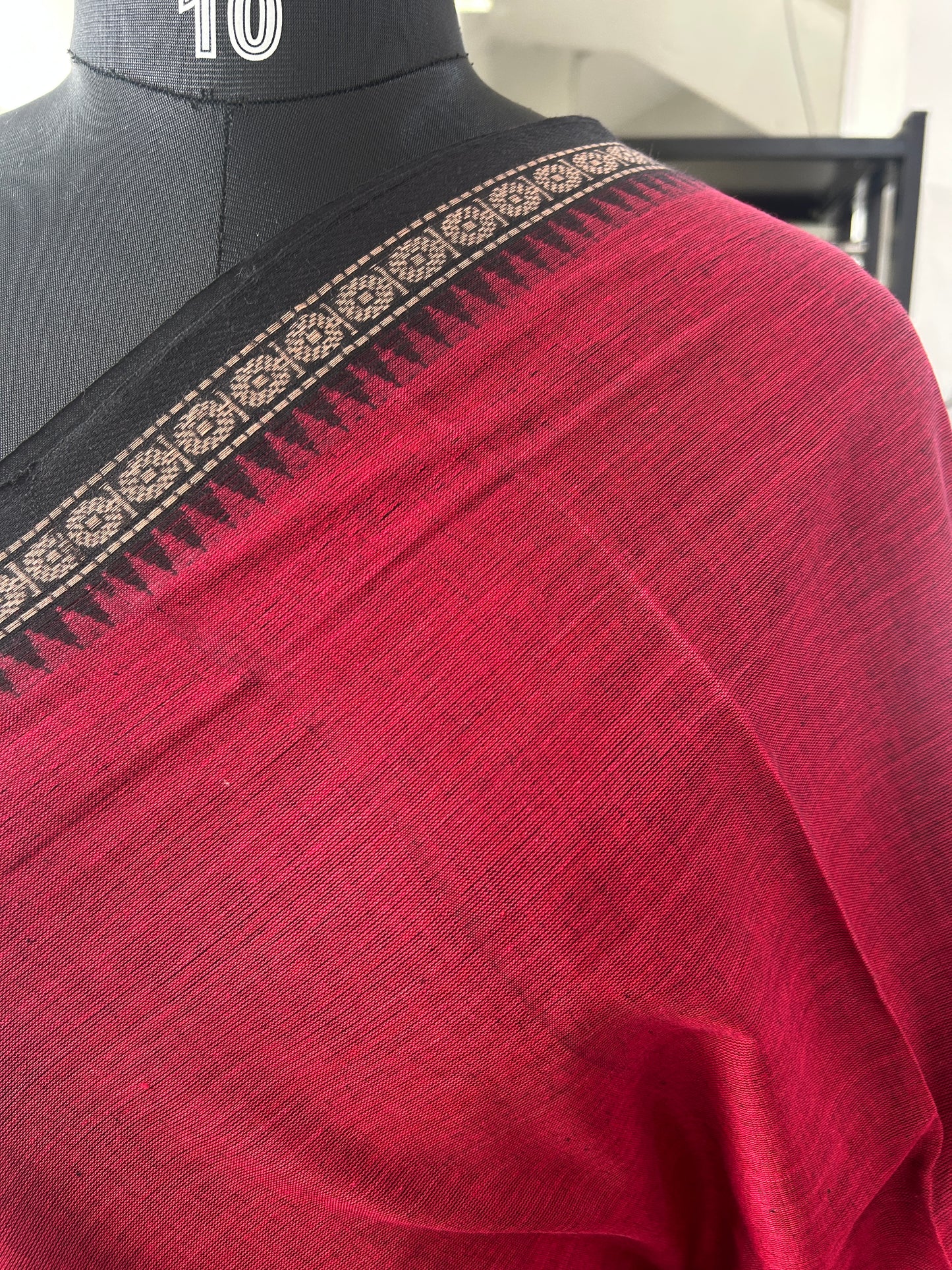 MARRON DHANIAKHALI SAREE